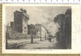 38508 / ⭐ MONTPELLIER 34-Hérault Dessin TOUR Des PINS En 1850  Edition Nouvelles Galeries - Montpellier