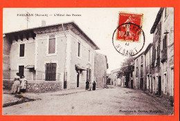 38586 / ⭐ ♥️  PAULHAN 34-Hérault Hôtel Des POSTES 1914à Marc VILAREM Port-Vendres / Phototypie BARDOU Montpellier - Paulhan