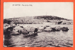 38519 / ⭐ CETTE Sète 34-Hérault Vue De La Ville ( Au Fond Montagne SAINT-CLAIR ) St 1910s N° 64 - Sete (Cette)