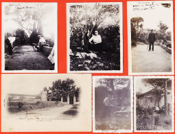 38633 / ⭐ ♥️ LE MAZET Probablement Env. PEZENAS Famille MARNAT Partie Pétanque 7 Photo 1928-1931+ CPA PEZENAS 1904 - Sonstige & Ohne Zuordnung