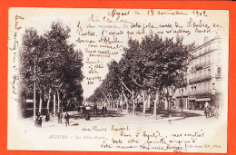 38564 / ⭐ BEZIERS Hérault Les Allées Hautes 1902 à Eleonore DUSSOL Chez DAUDET 44 Avenue De Naves Castres - Beziers