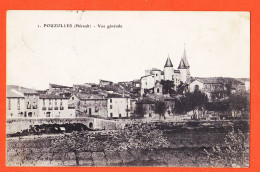 38613 / ⭐ POUZOLLES Hérault Vue Générale 1909 De Louis BINET à Maria BESSIERE Esplanade Du Mail Castres - Andere & Zonder Classificatie