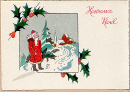 38697  / ⭐ HEUREUX NOEL Peu Commun Barré & Dayez Série PERE Dans NEIGE 1399 B - Marie ASTOIN Non Signée - Dépot 1946-1 - Altri & Non Classificati