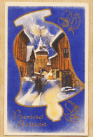 38759  / ⭐ BONNE ANNEE Cloches 1910s -M.D Paris Série 1075 - New Year