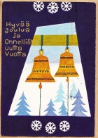 38763  / ⭐ SUOMI Hyvää Joulua Ja Onnellista Uutta Vuotta Bonne Année FINLANDE Thème Cloche 1970s - Nouvel An