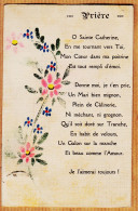 38849  / ⭐ Prière O SAINTE-CATHERINE Ste 1919 à Jeanne FISCHEN Rue De L'Estragarde Paris -Carte Toilée  - Santa Catalina