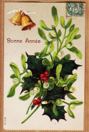 38757  / ⭐ ♥️ Carte Gaufrée Relief BONNE ANNEE 1905s De THIBEAU à RUMEAU Roquecourbe- SER.130 - New Year