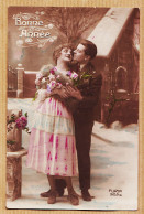 38736  / ⭐ FURIA 905/5- BONNE ANNEE Couple Amoureux 1919 De Henri FOLCHER à Fernande HUGUET Massannes - New Year