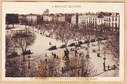 38577 / ⭐ BEZIERS Statue PAUL RIQUET Place JEAN JAURES 1939 Soldat Pierre TARY 616e R.P à Montblanc-MARTIN Au Celtique - Beziers