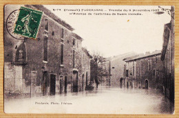 38647 / ⭐ Peu Commun FLORENSAC Trombe  9 Novembre 1907 Avenue CASTELNAU De GUERS Inondée à MARCHAL Propriétaire Puimisso - Autres & Non Classés