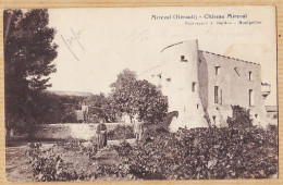 38648 / ⭐ Rare MIREVAL Potager Du Château Vu De Notre Logement 1914 à Louis CAVAILLES Rue Ecoles Laïques Montpellier - Sonstige & Ohne Zuordnung