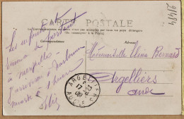 38592 / ◉  (•◡•) ♥️ Autographe Elie BERNARD 1909 Arriverai Narbonne Mardi 1 LA SALVETAT à Soeur Elina ARGELLIERS Aude  - La Salvetat