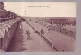 14 - CABOURG - La PLAGE Et Ses CABINES - ANIMÉE -  - Cabourg