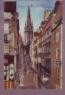 35 - SAINT MALO- GRANDE RUE - ANIMÉE - COLORISÉE -  - Saint Malo