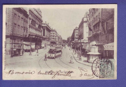 13 - TRAMWAYS - MARSEILLE - CANEBIERE - KIOSQUE à JOURNAUX - ANIMÉE - - Non Classés