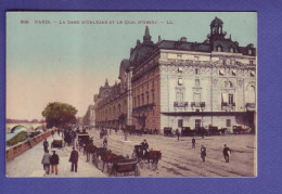 75 - PARIS - GARE D''ORLÉANS Et Le QUAI D''ORSAY - COLORISÉE - ATTELAGE - ' - Pariser Métro, Bahnhöfe