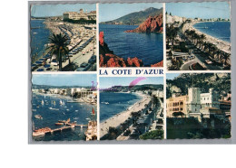 SOUVENIR DE LA COTE D'AZUR - St Raphael Le Trayas Cannes Juan Les Pins Nice Palais Du Prince De Monaco - Autres & Non Classés