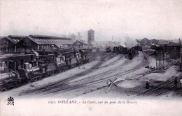 45 - Loiret -  ORLEANS - La Gare Vue Du Pont De La Bourie - Orleans