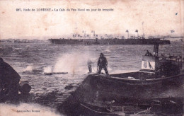 56 - Morbihan - Rade De   LORIENT - La Cale De Pen Mané Un Jour De Tempete - Lorient