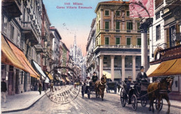 Lombardia - MILANO - Corso Vittorio Emanuele - 1917 - Milano (Milan)