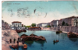 Lombardia - MILANO - Il Naviglio - 1917 - Milano (Mailand)