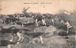 TH-CHASSES A COURRE HALLALI SUR PIED-N°5138-B/0365 - Hunting