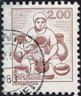 Brésil Poste Obl Yv:1248 Mi:1599x Ceramista (TB Cachet Rond) - Used Stamps