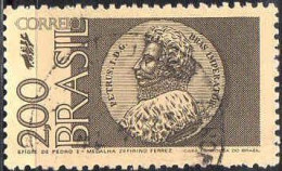 Brésil Poste Obl Yv:1010 Mi:1339 Efigie De Pedro I-Medalha Zefirino Ferrez (Beau Cachet Rond) - Used Stamps