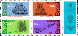 Brésil Poste N** Yv:1014/1017 Journée Des Forces Armées - Unused Stamps