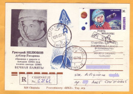 2007 Moldova Cover Special Cancellation "Day Of Aviation And Cosmonautics", Grigory NELYUBOV, Gagarin's Understudy - Moldavië