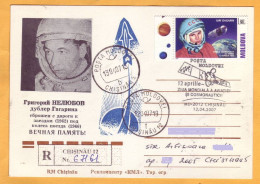 2007 Moldova Cover Special Cancellation "Day Of Aviation And Cosmonautics", Grigory NELYUBOV, Gagarin's Understudy - Moldova