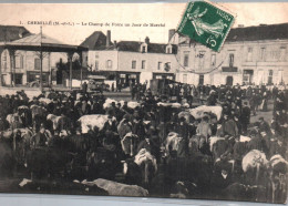 Chemillé : Le Champ De Foire, Un Jour De Marché - Chemille