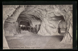 AK Jungfraubahn, Station Eigerwand, Inneres Mit Passagieren  - Autres & Non Classés