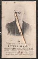 Tournai,1900, Petrus Spreux, Crombé - Images Religieuses