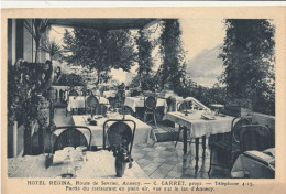 ANNECY  Hôtel Régina - Partie Du Restaurant En Plein Air - Annecy