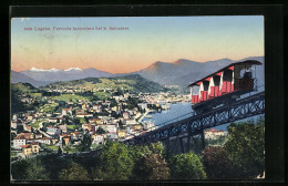 AK Lugano, Ferrovia Funicolare Del S. Salvatore  - Andere & Zonder Classificatie