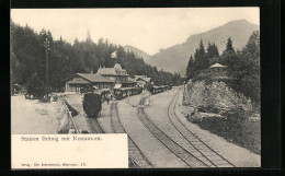 AK Brünigbahn, Station Mit Restaurant  - Altri & Non Classificati