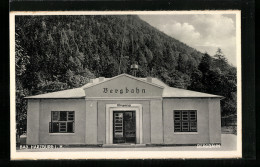 AK Bad Harzburg I. H., Bergbahn-Bahnhof, Eingang  - Altri & Non Classificati