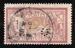 1 04	15	12	N°	121	Perforé	-	C 3	-	CREDIT LYONNAIS - Used Stamps