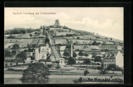 AK Durlach-Turmberg, Ansicht Mit Drahtseilbahn  - Sonstige & Ohne Zuordnung