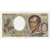 France, 200 Francs, Montesquieu, 1983, Y.015, TB, Fayette:70.3, KM:155a - 200 F 1981-1994 ''Montesquieu''