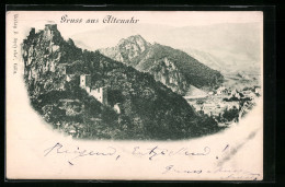 AK Altenahr, Burg Mit Ortsblick Aus Der Vogelschau  - Autres & Non Classés