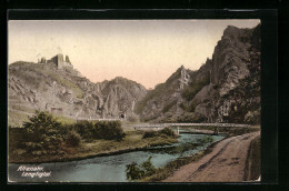 AK Altenahr, Langfigtal Mit Brücke Und Burg  - Andere & Zonder Classificatie