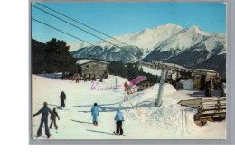 AUSSOIS 73 - En Maurienne Le Bar Et Télésiège Des Sertives Station Skieur - Autres & Non Classés