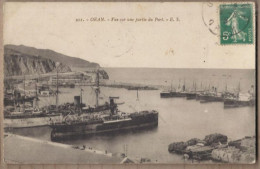 CPA ALGERIE - ORAN - Vue Sur Une Partie Du Port - TB PLAN Bâteaux - Oran