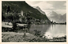 13307487 Flueelen UR Uferpartie Am Urnersee Blick Zum Bristenstock Glarner Alpen - Andere & Zonder Classificatie