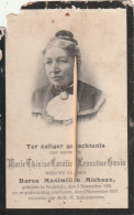 Marie-Thérèse Gosin Veuve Baron Michaux °Nodebais 1831 +Nodebais 1907 - Images Religieuses