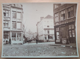 Ancienne Photo Originale Hotel De Picardieet Salon Coiffure A GAND Belgique Format 16,5X12 Belle Vue Animee Et Rare - Lugares