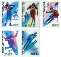 URSS 1988 YT 5474/5478 ** - Unused Stamps