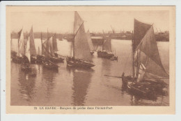 LE HAVRE - SEINE MARITIME - BARQUES DE PECHE DANS L'AVANT PORT - Port